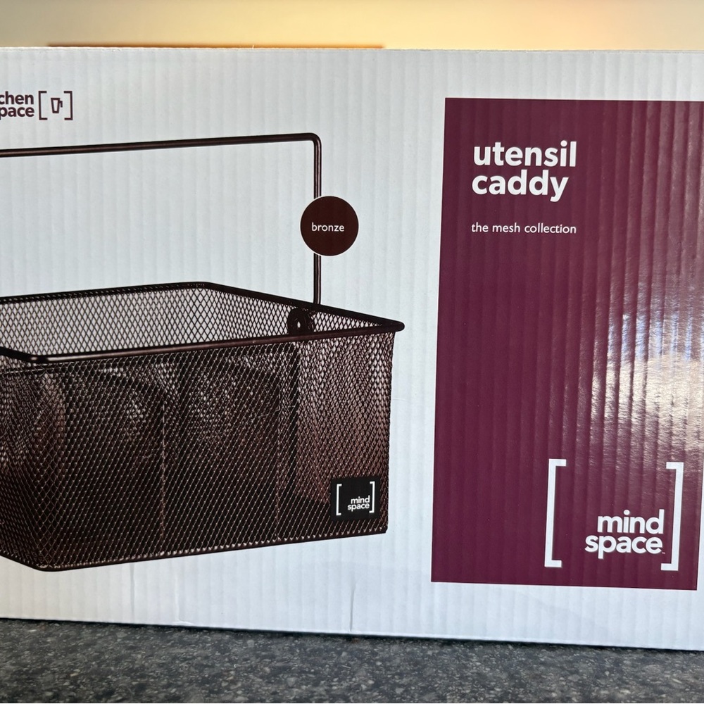 Bronze color:)Metal Mesh Caddy Organizer - Picture 4 of 5